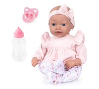 Bayer Design 93827AE Reborn poupée, Poupon bébé, Nouveau né, réaliste, comme Vrai, tétine, biberon, 38 cm