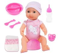 Bayer Design Poupon Piccolina Newborn Baby 40 cm Rose 94071AA