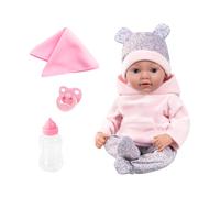 bayer Design Poupée bébé reborn 38 cm, ourson