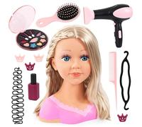 Bayer Design Charlene Super Model Tête à maquiller et à coiffer 27 cm