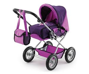 Bayer Design- Landau pour Poupée, Combi Poussette, réglable, Pliable, 15012AA, Pourpre avec fée.