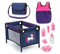 Bayer Design Métal 61754AC- Set d’Accessoires pour poupées 11 en 1