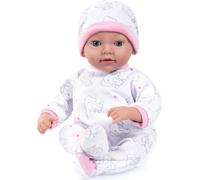 bayer Design Poupée bébé reborn 38 cm, ourson