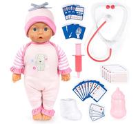Bayer Design Poupée bébé, parlante, Poupon Docteur, 36 cm