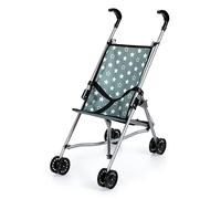 Bayer Design Poussette Canne pour poupée | pliable, ceinture de sécurité intégrée, roues doubles pour faciliter la poussée, en métal