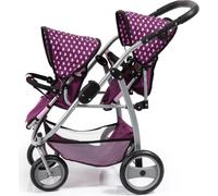 Bayer Design Poussette jumelle prune| 26537AA Bayer Design