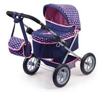 Bayer Design Poussette Landau pour Poupée Trendy avec Sac à bandoulière | poignée réglable en hauteur, pliable, grandes roues adaptées à tous les types de terrain, pour les enfants à partir de 3 ans