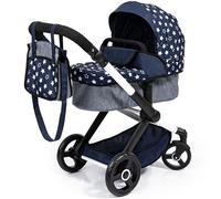Bayer Design – Landau pour poupée Xeo 17015AA – réglable, poignée réversible, convertible, avec sac