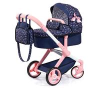 Bayer Design Poussette Landau pour poupée Xeo avec Sac | transformable en poussette canne pour poupon, hauteur réglable, poignée réversible, sac à bandoulière, panier intégré