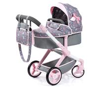 Bayer Design Poussette Landau pour poupée Xeo avec Sac | transformable en poussette canne pour poupon, hauteur réglable, poignée réversible, sac à bandoulière, panier intégré