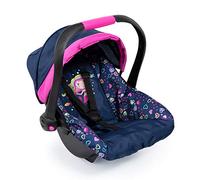 Bayer Design Siège auto poupée 67917AA pare-soleil & ceinture pour poupon jusqu'à 46 cm dès 3 ans