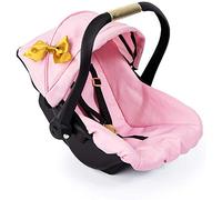 Bayer Design - Accessoires pour poupon - Siège auto Easy Go 67990AA avec ceinture - Rose/Or