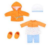 Bayer Design Vêtements de poupée, Robe, Veste, Pantalon, Bonnet, Chaussures | accessoire pour poupon 38-43cm, facile à enfiler, développe la dextérité, pour les jeux de rôle des enfants