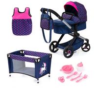 Bayer - Dolls Pram Xeo Mega Set (17054ab)