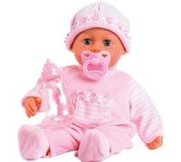 Bayer poupée bébé avec accessoires First Words 38 cm rose clair trois pièces Rose G