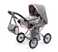 Bayer Design Poussette landau pour poupée City Star – couffin amovible, sac à bandoulière, pliable