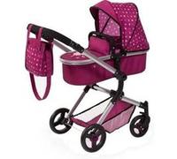 Bayer Design 18467AA Landau pour poupée Neo Vario avec Sac, Convertible en Poussette Canne, Pliable, réglable, Reversible, 52 cm
