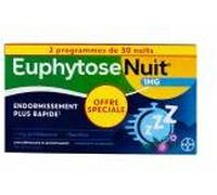 Bayer Santé Bayer Euphytose Nuit Mélatonine et Passiflore 60 Comprimés - Boîte 60 comprimés
