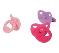 Bayer Design Ensemble de 3 sucettes pour poupon 79104AA - violet et rose