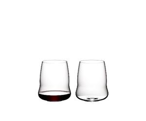 Bayerische Glaswerke Gmbh-Nachtmann Riedel Stemless Wings Cabernet Sauvignon Set 2 Bicchieri 67 cl In Cristallo