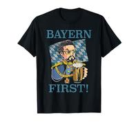 Bayern First - État libre de Bavière avec le roi Ludwig T-Shirt