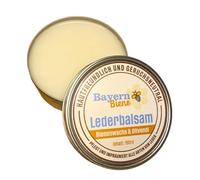 BayernBiene Baume pour cuir à la cire d'abeille avec huile d'olive 190 ml | Doux pour la peau et sans odeur | Soin du cuir pour chaussures en cuir, ceinture, selle, valise, meubles, vêtements, coups