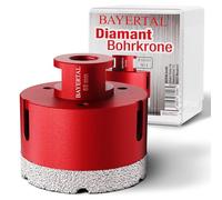 BAYERTAL® Couronne diamantée 68mm x M14 - Scie cloche pour percer des carreaux durs - Trépan 68 - Qualité Premium avec diamants de haute qualité - Foret pour carrelage compatible avec meuleuse d’angle