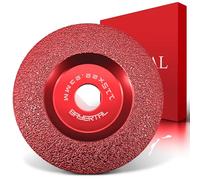 BAYERTAL® Disque à meuler diamanté bombé 115 mm x 22,23 - Pour granit, marbre, pierre, carrelage - Disque diamanté - Revêtu de diamants industriels - Meule diamantée Ø 115 mm