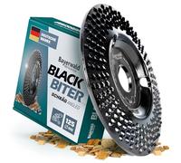 Bayerwald "Black Biter" - disque à râper - Ø 125 mm x 22,2 mm | ponçage rapide et grossier du bois et des matériaux à base de bois | pour meuleuses d'angle