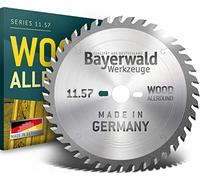 Bayerwald - Lame de scie circulaire Carbure de tungstène - Ø 120 mm x 1,8 mm x 20 mm | Denture plate trapézoïdale (40 dents) | Trous secondaires : KSS 300 + KSP 40 | Largeur de coupe réduite, idéale p