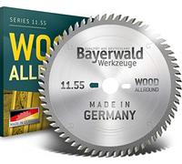 Bayerwald - Lame de scie circulaire Carbure de tungstène - Ø 270 x 3.2 x 30 | Z=48 UW | Série 11.55 - Denture alternée pour coupes longitudinales et transversales dans le bois/les dérivés du bois