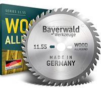 Bayerwald - Lame de scie circulaire Carbure de tungstène - Ø 335 x 3.2 x 30 | Z=36 QW | Série 11.55 - Denture alternée pour coupes longitudinales et transversales dans le bois/les dérivés du bois