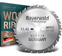 Bayerwald - Lame de scie circulaire Carbure de tungstène - Ø 500 mm x 3,8 mm x 30 mm | Denture plate à coupe longue avec déflecteur de copeaux (22 dents) | Trous combinés | pour coupes grossières dans
