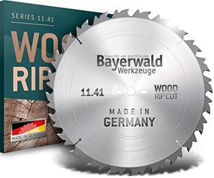 Bayerwald - Lame de scie circulaire Carbure de tungstène - Ø 550 mm x 4 mm x 30 mm | Denture plate à coupe longue (36 dents) | Découpes précises, coupes transversales/longitudinales dans le bois &
