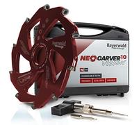 Bayerwald NeoCarver 10 Vision - Disque de fraisage en métal dur pour l'aluminium - Alu Carver adapté aux meuleuses d'angle - Ø 125mm x 22,2 mm / 10 dents