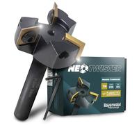 Bayerwald NeoTwister fraise à bois diamètre Ø 35 mm/tige Ø 8 mm | Fraise à bois tige 8 mm | Outils professionnels | Interchangeables avec revêtement TiN Couteaux