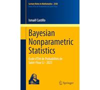 Statistiques bayésiennes non paramétriques – École d’Été de Probabilités de Saint‑Flour LI (2023)