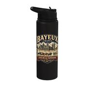 Bayeux France Ville de la Tapisserie Stainless Steel Insulated Water Bottle