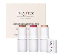 bayfree 3 PCS Makeup Cream Contour Stick Set, Highlighter & Bronzer & Blush Stick, Tenue Longue et Finition Naturelle Matte & Lumineuse, Multi-Usage, Adapté à Tous Types de Peau