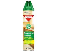Baygon Anti-Cafards et Anti-Fourmis, Insecticide pour cafards & fourmis - La bombe de 400ml