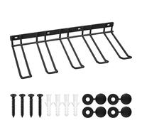 bayidun Porte Outils Mural, Organisateur Mural pour Outils électriques, Support pour Perceuse, 4 Emplacements Porte-outils pour Perceuse organisation du Garage Pegboard Workshop (Noir)