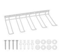 bayidun Porte Outils Mural, Organisateur Mural pour Outils électriques, Support pour Perceuse, 4 Emplacements Porte-outils pour Perceuse organisation du Garage Pegboard Workshop (Blanc)