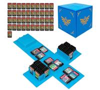 BAYINBROOK Boîte de Rangement pour Cartes Switch - 41 Emplacements, Étui Compact et Portable avec Ouverture Instantanée, Matériau ABS Durable, Idéal pour Le Voyage (F)