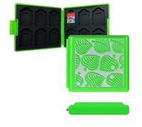 BAYINBROOK Boîtier Cartes de Jeu Switch, Étui Rigide Étanche avec 12 Fentes, Boîte de Rangement Compacte pour Cartes de Jeu et TF, Organiseur Portable (J7)