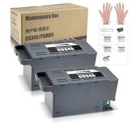 BaYiToo Lot de 2 boîtes d'entretien d'encre C9345, remplacement pour E-pson ET-8550 ET-5800 ET-16650 ET-16600 ET-5850 ET-5880 ET-8500 WF-7820 WF-7840 WF-7310 EC-C70000 ST-C8 Imprimante 000 ST-C8090