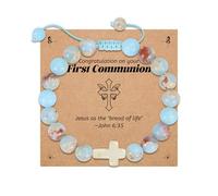 BAYLAY Cadeaux pour adolescentes, filles, bracelet en croix pour femmes, enfants, adolescentes, filles, cadeaux tendance, idée de cadeau d'anniversaire pour meilleure amie, femme, fille, Pâques, Noël