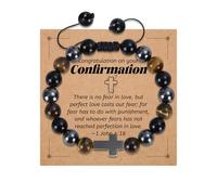 BAYLAY Cadeaux pour adolescentes, filles, bracelet en croix pour femmes, enfants, adolescentes, filles, cadeaux tendance, idée de cadeau d'anniversaire pour meilleure amie, femme, fille, Pâques, Noël