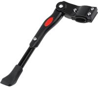 Bayli 22-26 pouces Support vélo avec pied en caoutchouc antidérapant | Béquille latérale VTT pliable | Béquille arrière universelle réglable | Support vélo de randonnée | Couleur noir