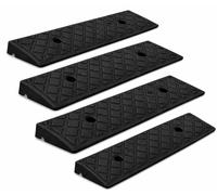 BAYLI Lot 4 Rampes d’Accès Auto 50 cm Noir Rampe Pour Rollstuhl 3000 kg