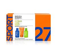 Baylis & Harding Coffret cadeau 3 essentiels rafraîchissants pour homme Citrus, citron vert et menthe - Convient aux végétaliens (lot de 1)